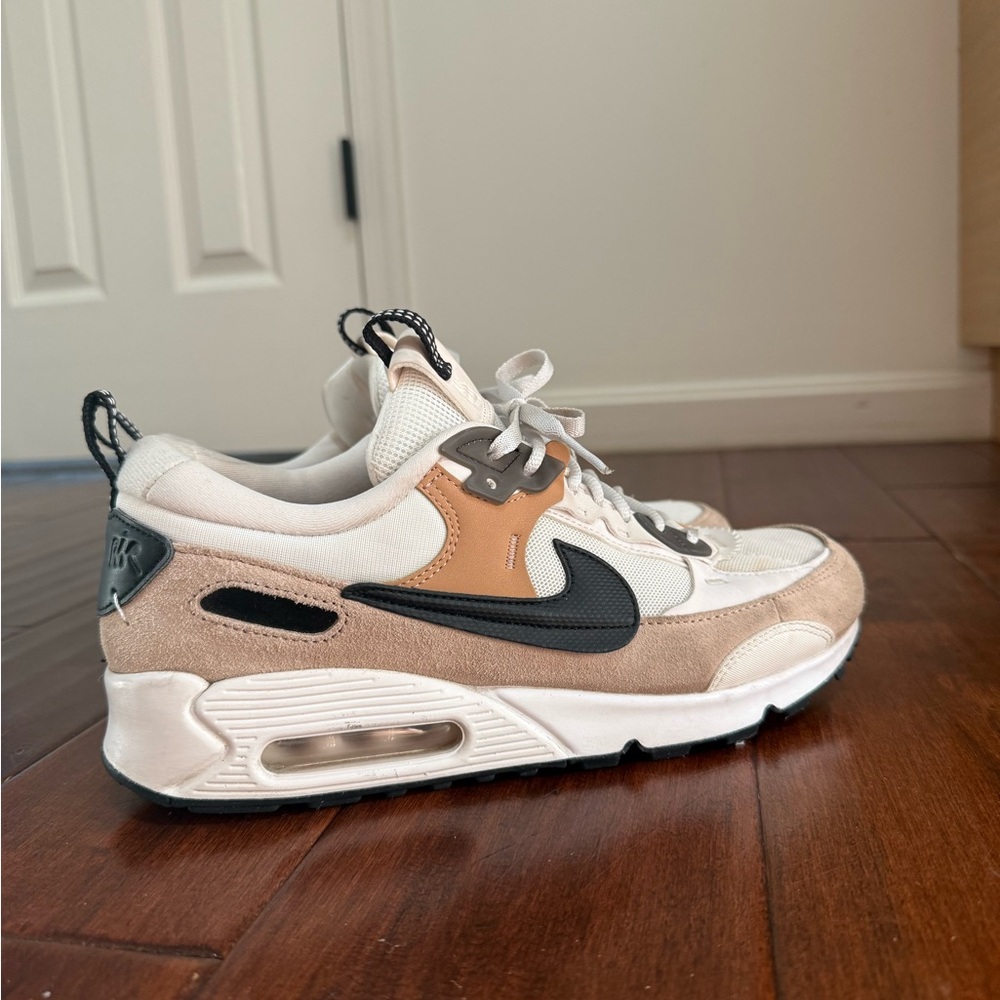 Womens Nike Air Max 90 Future Beige, Tan & Black Size 10